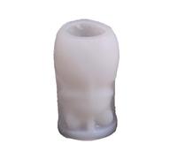 Greabuy Christmas Theme Silicone Mold Snowman Shape Silicone for Soap Making Epoxy Resin Craft Snowman Mold