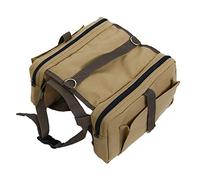 Greabuy Classic No Pull Vest Harness For Large Dogs With Pouches And Patches Hiking Backpack Puppy Small Dog Saddle Bag Dog Backpack