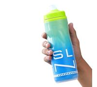 Greabuy Cycling Water Bottles Ice Retention 360 Degrees Drips Without Lid Wide Mouthes Easyly Clean with Bike Racks Quickly Release Bicycles Water Container