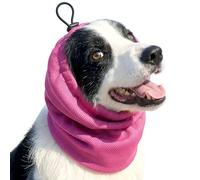 Greabuy Dog Cooling Ear Cover Calming Hoodie Head Sleeve Protector Soft Polyester Calming Snood Puppy Wrap