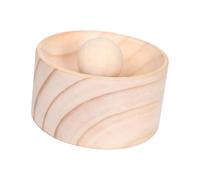 Greabuy Dumpling Maker Press Tool Wood Mold and Ball Manual Dough Skin Presser Dumpling Wrapper Making Easy to Use Hand Pie Rolling