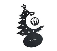 Greabuy Easy Assembly Metal Christmas Ornament Rust Resistant Iron Structure for Holiday Iron Christmas Figurine Table