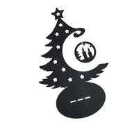 Greabuy Easy Assembly Metal Christmas Ornament Rust Resistant Iron Structure for Holiday Iron Christmas Figurine Table