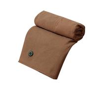 Greabuy Electric Heated Throw Blanket Machine Washable Hooded Design Lap Leg Shoulder Shawl for Cold Weather Home Use Heated Blanket for Adult