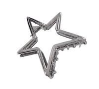 Greabuy Elegant Hollow Star Hair Clip for Women Practical Metal Hairpins Fashion Hair Accessories for Daily Use