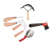 Greabuy Ergonomic Grip Hoof Trimmer Stainless Steel Hoof Trimming Tool Multifunctional Equine Hoofs Care Set for Farm Animal Veterinary