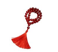 Greabuy Glass Beads Rosary Beads and Fringe Pendants for Meditations Elegant Glass Grains Rosary