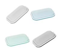 Greabuy Kitchen Fridge Storage Box Food Safe Silicone Container Stackable Refrigerator Organiser with Clear Visibility Food Grade Storage Container