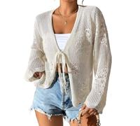 Greabuy Lace Knit Beach Cover Up Protective Cover for Women Light Acrylic Texture Suitable for Swimming and Pool Vacations Beach Wear