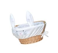 Greabuy Miniature Braided Spring Themed Basket Ideal for Treasure Hunts and Home Decorative Accents Decorative Wicker Basket