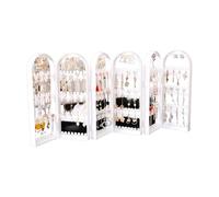 Greabuy Modern Vertical Earring Holder Sturdy Organizers Display Stand Rack for Organized Jewelry Presentation Modern Vertical Holder Sturdy Organizers
