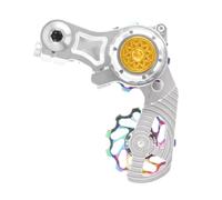 Greabuy Mud-Resistant Chain Stabilizer with Ceramic Bearings, Aluminum Guide Pulleys for Downhill Trail Mountain Cycling High Tension Rear Derailleurs Chain Guide Pulleys Wheel