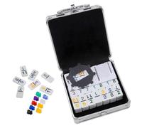 Greabuy Multicolor Early Education Dominos Unbreakable Dominos Block for Kindergarten Logics Skill Development Preschool Educational Game