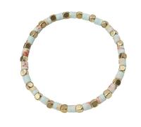 Greabuy Natural Beaded Shoushan Stone Wristband Creative Accessory Women ' S Life Unique Wristlet