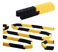 Greabuy Of 100 Miniature Race Car Obstacle Guardrail Adjustable Car Track Accessories for Kids Indoor Outdoor Entertaining Educational Race Track Accessory