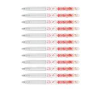 Greabuy Pack of 12 Noise-Free Clicks Gel Pen Fast Dry Inks 0.5mm for Professional Writing Exams Comfortable Handle Quick-drying Push-button Gel Pen for Practice