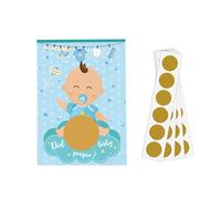 Greabuy Pack of 24 Baby Showers Game Cards Scratch Lotteries Tickets Exciting Raffle Cards Fun Parties Ice Breaking