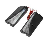 Greabuy Permanent ABS Motorbike Side Radiances with Against Crash Plan and Tall Observability LED for Night Cycling Security City Commuting Motorbike Radiances