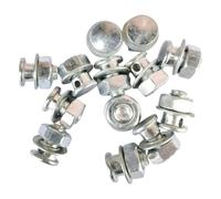 Greabuy Permanent Steel Cycle Brake Cable Regulator with Locking Screw for Secure Decelerating Global Brake Cable Tie