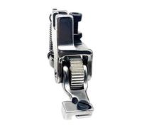 Greabuy Professional Invisible Zippers Presser Foot Attachment for Flatbed Sewing Machine Adjustable Steel Roller Adjustable Heavy Duty Fabric Roller for Garment Making Smooth Rolling