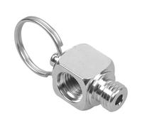 Greabuy Scubas Pressure Gauge Base 90 Degree Right Angles Conversion Head Visibility Saltwater Resistant Stainless Steel Build Technical Diving Single Gauge Mount Diving Adapter