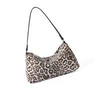 Greabuy Shoulder Bag for Women Trendy Evening Clutches Purse Plush Under the Arm Purses Hobos Toted Handbag with Zipper Closure Trendy Underarm Bag