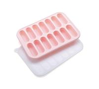 Greabuy Silicone Freezer Ice Cubes Tray Dessert Baking Mold with Lid for Treat Kitchen Sausage Maker Food Grade Silicone Baking Mold