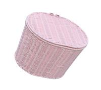 Greabuy Simple Children Cycle Basket Light Weight Front Handlebars Storage for Boy Girl Bicycles Weatherproofed Wicker Bike