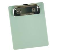 Greabuy Small Clipboard 12x9.8cm Writing Board Document Clipboard with Retactable Hanging Hook for Office School