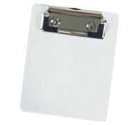 Greabuy Small Clipboard 12x9.8cm Writing Board Document Clipboard with Retactable Hanging Hook for Office School