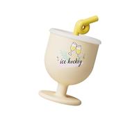 Greabuy Stylish Drink Coolers with Built in Ice Ball Tray Multi Functional Ice Machine Cup Suitable for Whiskeys Soft Drinks Drink Sphere Maker