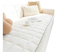 Greabuy Thick Corduroy Sofa Protectors Winter Warmth Designs Nonslip Grip Easy Cleaning Home Furniture Accessory Winter Home Decoration Cushion sofa Cover