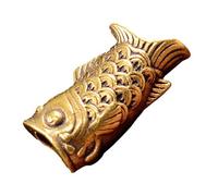 Greabuy Unique Artistic Fish Metal Beads Pendant for Paracord and Enthusiasts Jewelry Making Paracord