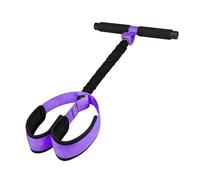 Greabuy Wide Latex Resistance Bands Multiple Strength Levels Printed Exercise Guide Home Training Wide Bands with Printed