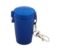 Greabuy Windproof Travel Ashtray Metal Portable Ashtry Ashes Container Bin for Outdoor Activity Hiking Camping Car Windproof Travel Ashtray