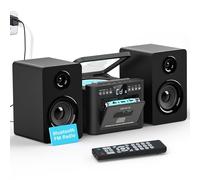 Greadio Home Stereo System with CD Player and Cassette player