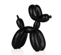 Greafy Decorative Balloon Dog Sculpture - Nordic Black Modern Figure Made of Resin for Living Room, Bedroom, Office & Desk - Stylish Statue Gift
