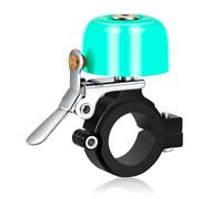 Greallthy Bike Bell, Bike Bells Adults Kids, Full-Metal Bike Bell for 22.2-31.8mm Bicycle Handlebars, 80DB Bicycle Bell, Bicycle Bell 7 Colors.