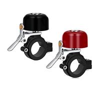 Greallthy Bike Bell, Bike Bells Adults Kids, Full-Metal Bike Bell for 22.2-31.8mm Bicycle Handlebars, 80DB Bicycle Bell, Bicycle Bell 7 Colors 2 Sizes.