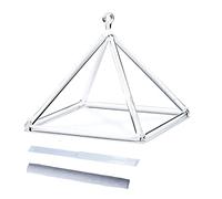 GREALY Clear Quartz Crystal Singing Pyramid Healing Musical Instrument for Sound Healing Meditation Accessories (Size : Crystal Singing Pyramid 8")