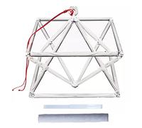 GREALY Clear Quartz Crystal Singing Pyramid Merkaba for Sound Healing Meditation Prayer With with Two types Crystal Singing Bowl Striker gift for Prayer (Size : 6 inch)