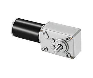 Greartisan DC 12V 30RPM 13.5Kg.cm 8mm Single Shaft Self-Locking Reversible Worm Gear Motor with Cable, High Torque Speed Reduction Motor, Turbine Electric Gearbox Motor
