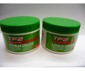 GREASE 2x TUB of Weldtite TF2 all purpose Lithium bicycle bearings headset crank