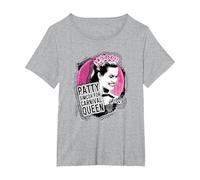 Grease Carnival Queen Patty Simcox T-Shirt, Women's Plus, Heather Grey, 1X
