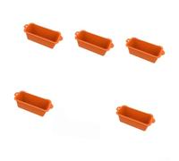Grease Catcher Silicone Liners for Grill Trays Foldable Drip Pans BBQ Tool Mat Non Easy Clean 18x8x7cm(5pc)