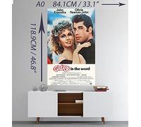 Grease Classic 70s Movie Poster Photo Print Film Cinema Wall Decor Fan Art A0