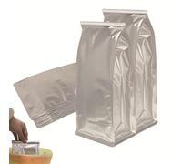 Grease Container - 20pcs Oil Disposal Container | Cooking Oil Can with Strainer | Leak-Proof Grease Can Kitchen | Aluminium Foil Grease Strainer Container for Kitchen, Home
