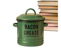 Grease Container for Kitchen, Large Capacity Bacon Grease Container with Filter, for Roasting Frying, Meal Preparation, Holidays, Camping, Thanksgiving