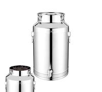 Grease Container for the Kitchen, 5L/9L/14L Stainless Steel Airtight Storage Container with Lid - Airtight Storage Container - for Milk, Wine, Beer, Flour, Cereals, Beans, Tea, Storage Cupboard