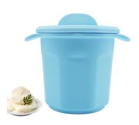 Grease Container for the Kitchen - Grease Container with Strainer | Grease Tin for the Kitchen, Cooking Oil Saving Container Made of Silicone with Handle and Lid for Pancakes, and Cold Resistance